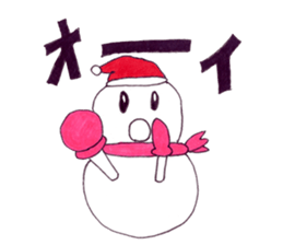 Various snowman sticker #6729668