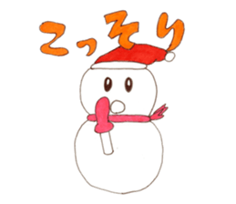 Various snowman sticker #6729671