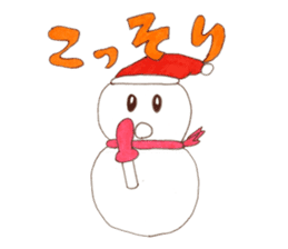 Various snowman sticker #6729671