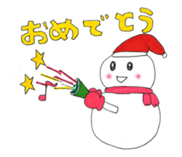 Various snowman sticker #6729673