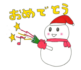 Various snowman sticker #6729673