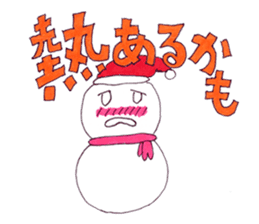 Various snowman sticker #6729680