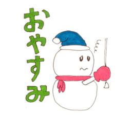 Various snowman sticker #6729682