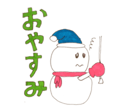 Various snowman sticker #6729682