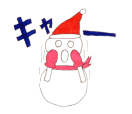 Various snowman sticker #6729683