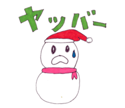 Various snowman sticker #6729686