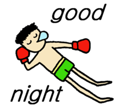 fighter-kickboxing-muaythai-boxing sticker #6729934