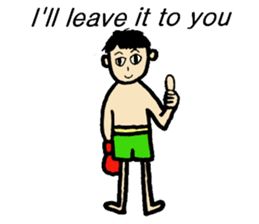 fighter-kickboxing-muaythai-boxing sticker #6729937