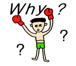 fighter-kickboxing-muaythai-boxing sticker #6729939