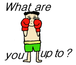 fighter-kickboxing-muaythai-boxing sticker #6729940