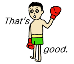 fighter-kickboxing-muaythai-boxing sticker #6729942