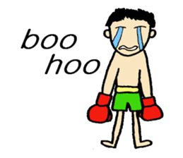 fighter-kickboxing-muaythai-boxing sticker #6729943