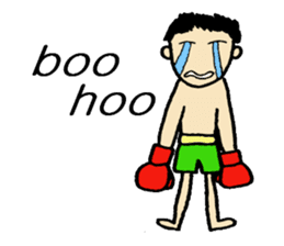 fighter-kickboxing-muaythai-boxing sticker #6729943