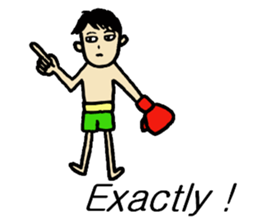 fighter-kickboxing-muaythai-boxing sticker #6729944