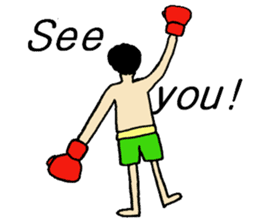 fighter-kickboxing-muaythai-boxing sticker #6729948