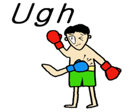 fighter-kickboxing-muaythai-boxing sticker #6729951