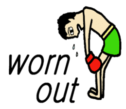 fighter-kickboxing-muaythai-boxing sticker #6729954