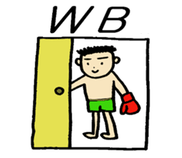 fighter-kickboxing-muaythai-boxing sticker #6729957