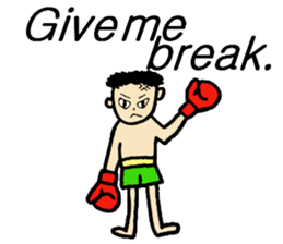 fighter-kickboxing-muaythai-boxing sticker #6729959