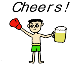 fighter-kickboxing-muaythai-boxing sticker #6729962