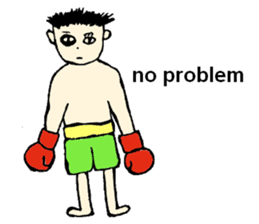 fighter-kickboxing-muaythai-boxing sticker #6729964