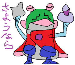 Moustache Frog-Gentleman sticker #6730692