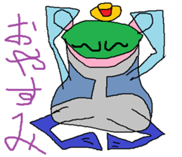 Moustache Frog-Gentleman sticker #6730693