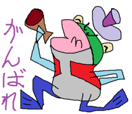 Moustache Frog-Gentleman sticker #6730700