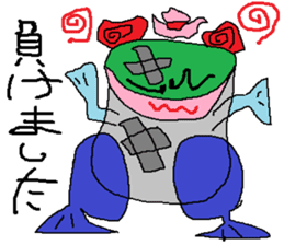 Moustache Frog-Gentleman sticker #6730712