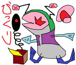 Moustache Frog-Gentleman sticker #6730725