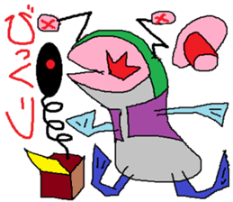 Moustache Frog-Gentleman sticker #6730725