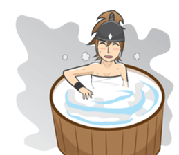 Ninja girl so cute sticker #6730893