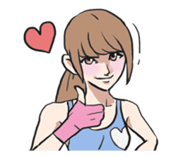 AsB - Muay Thai I Love U sticker #6731649