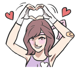 AsB - Muay Thai I Love U sticker #6731650