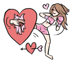 AsB - Muay Thai I Love U sticker #6731652