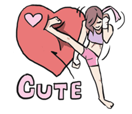 AsB - Muay Thai I Love U sticker #6731654