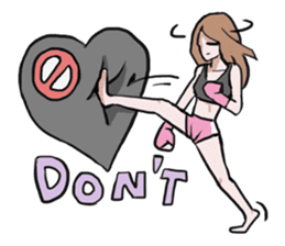 AsB - Muay Thai I Love U sticker #6731655