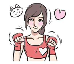 AsB - Muay Thai I Love U sticker #6731656