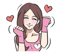 AsB - Muay Thai I Love U sticker #6731657