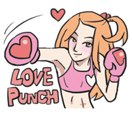AsB - Muay Thai I Love U sticker #6731658