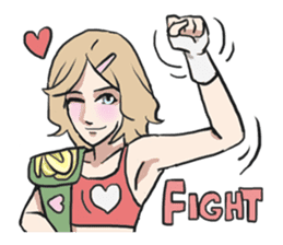 AsB - Muay Thai I Love U sticker #6731664