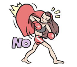 AsB - Muay Thai I Love U sticker #6731669