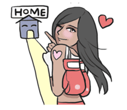 AsB - Muay Thai I Love U sticker #6731675