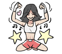 AsB - Muay Thai I Love U sticker #6731684