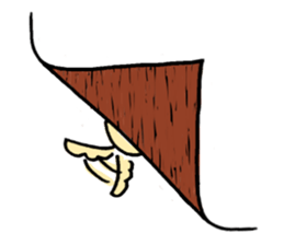 Small ninja and his dog sticker #6731753