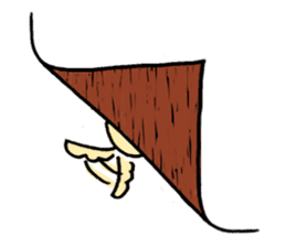 Small ninja and his dog sticker #6731753