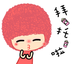 bubble girl sticker #6732291