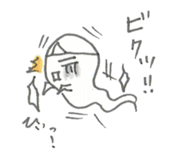 cute ghost tamachan sticker #6732691