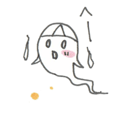 cute ghost tamachan sticker #6732719