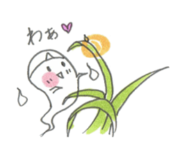 cute ghost tamachan sticker #6732726